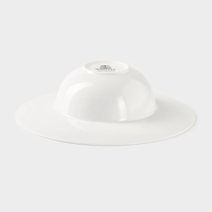 Тарелка фарфоровая для пасты Wilmax, 600 мл, d=25 см, цвет белый Тарелка фарфоровая для пасты Wilmax, 600 мл, d=25 см, цвет белый