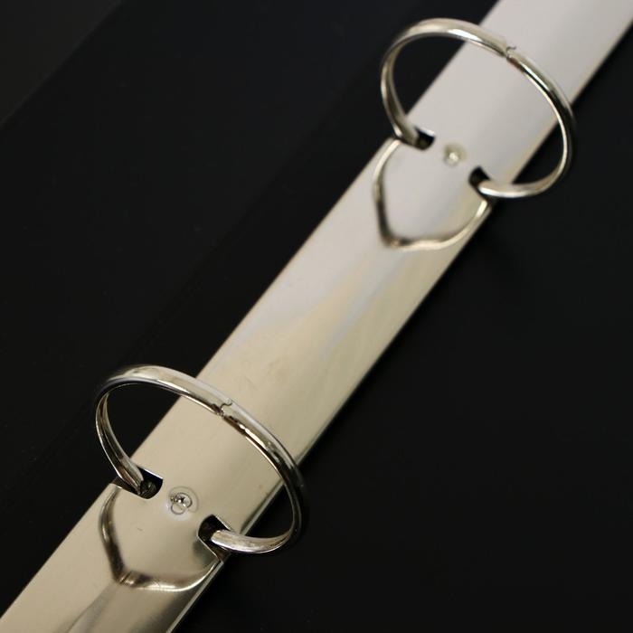 Папка на 4 кольцах А4, Calligrata, 40 мм, 700 мкм, внутренний карман, карман на корешок, черная Папка на 4 кольцах А4, Calligrata, 40 мм, 700 мкм, внутренний карман, карман на корешок, черная