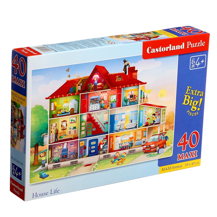Макси-пазл «Наш дом», 40 элементов Макси-пазл «Наш дом», 40 элементов