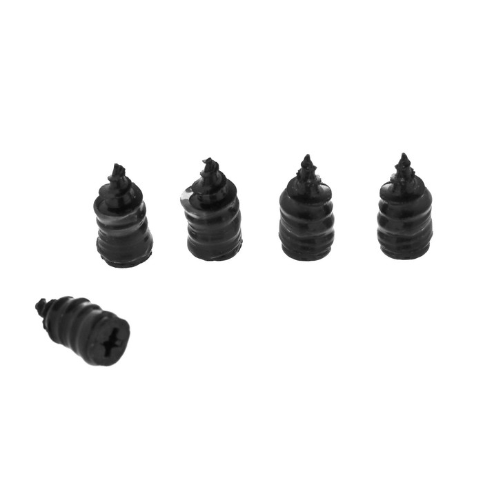 Прорезиненный саморез для ремонта прокола шин, 12.7×6.8 мм, набор 5 шт Прорезиненный саморез для ремонта прокола шин, 12.7×6.8 мм, набор 5 шт