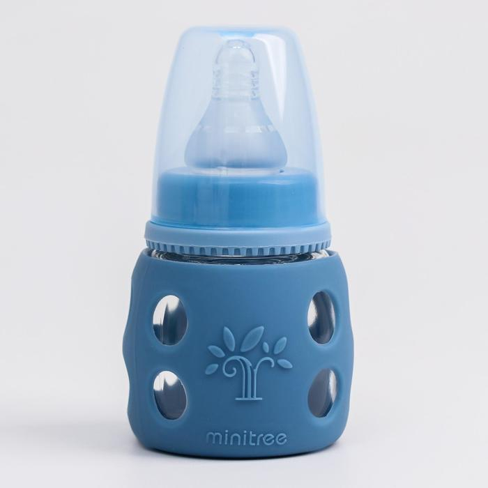 Бутылочка в силиконовом чехле, стекло, классическое горло, +0 мес., 60мл., цвет МИКС для мальчика Бутылочка в силиконовом чехле, стекло, классическое горло, +0 мес., 60мл., цвет МИКС для мальчика