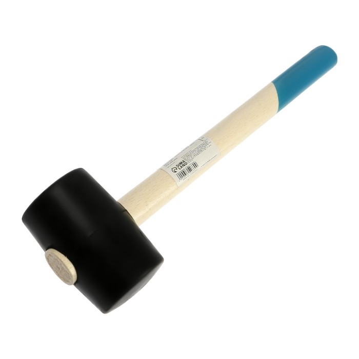 Киянка ТУНДРА, деревянная рукоятка, черная резина, 450 г Киянка ТУНДРА, деревянная рукоятка, черная резина, 450 г