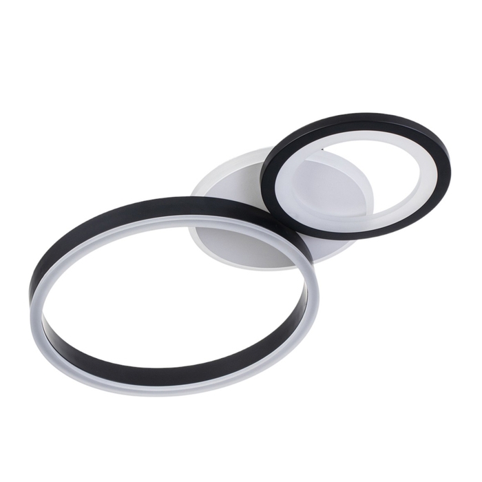 Люстра Люстра "Лилия" 76Вт LED Белый, черный 2700-6400k 50х30х7см