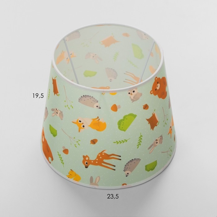 Абажур универсальный Абажур универсальный "Лесная жизнь" Е27/Е14 24х24х19см