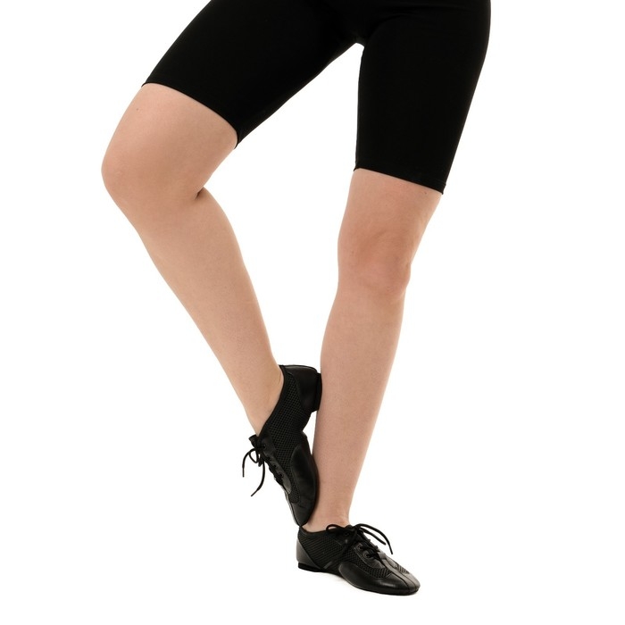 Джазовки «Спорт», натуральная кожа, с сеткой, длина по стельке 22 см, цвет чёрный Джазовки «Спорт», натуральная кожа, с сеткой, длина по стельке 22 см, цвет чёрный