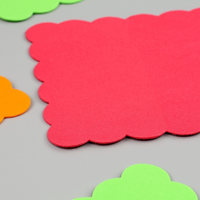 Набор фигурок из EVA "Квадрат", 12 шт, цвет МИКС