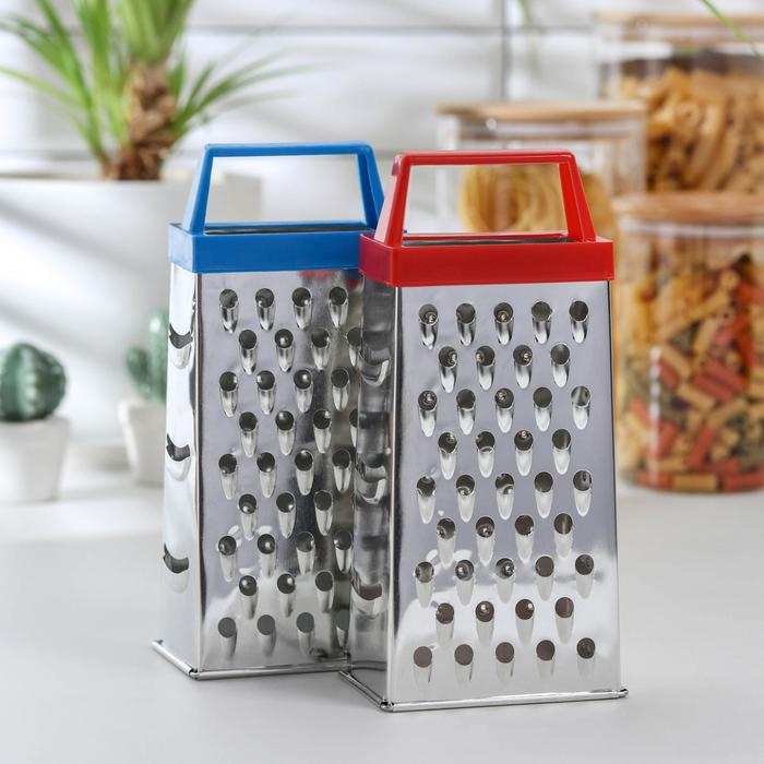 Тёрка четырёхгранная Доляна «Классика», 23 см, цвет МИКС Тёрка четырёхгранная Доляна «Классика», 23 см, цвет МИКС