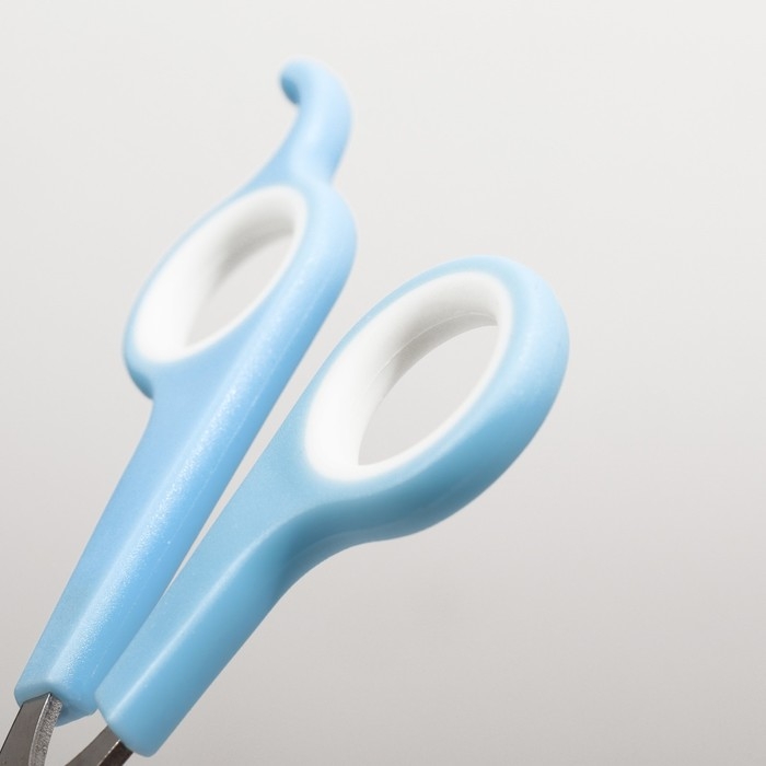 Ножницы-когтерезы с упором для пальца, 12 х 6 х 0,5 см, эконом, микс цветов Ножницы-когтерезы с упором для пальца, 12 х 6 х 0,5 см, эконом, микс цветов