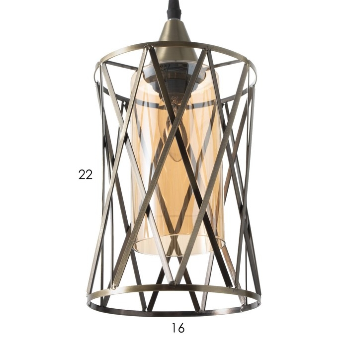 Светильник BayerLux 2087/1BR E27 40Вт бронза 14х14х100 см Светильник BayerLux 2087/1BR E27 40Вт бронза 14х14х100 см