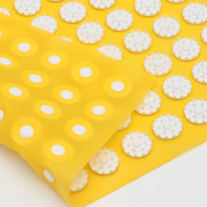 Аппликатор Кузнецова комплект, 144 колючки, спантекс, желтый, 260 х 560 мм + валик 140*230 Аппликатор Кузнецова комплект, 144 колючки, спантекс, желтый, 260 х 560 мм + валик 140*230