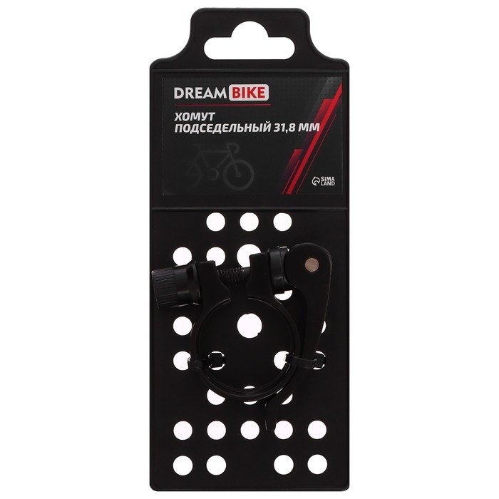 Хомут подседельный Dream Bike, 31.8 мм, цвет чёрный Хомут подседельный Dream Bike, 31.8 мм, цвет чёрный