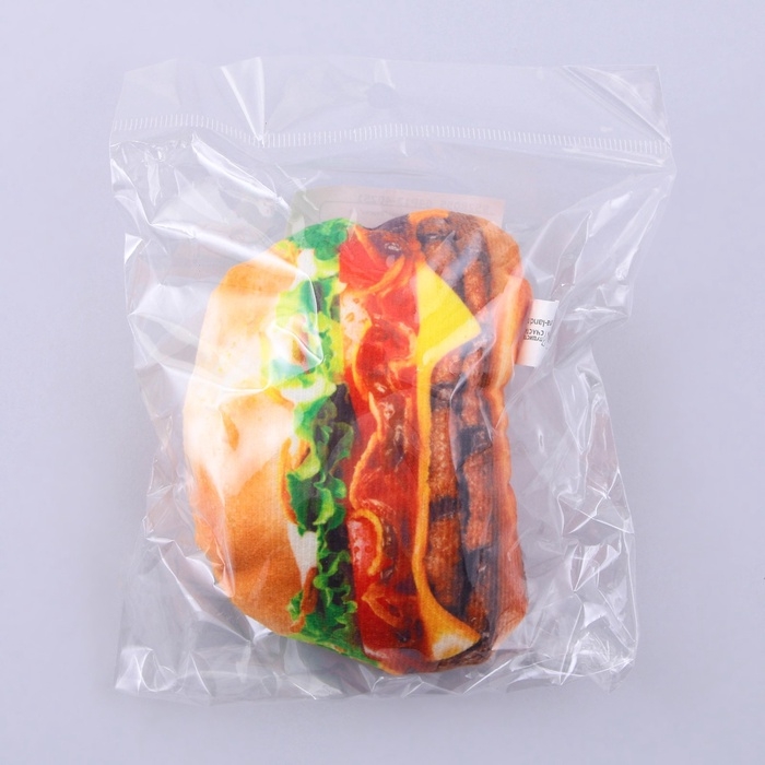 Игрушка для собак с пищалкой «Бургер» из текстиля, 12 х 9,3 см Игрушка для собак с пищалкой «Бургер» из текстиля, 12 х 9,3 см