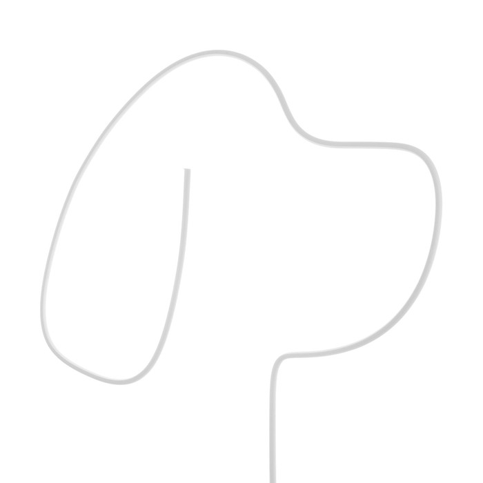 Торшер "Собачка" LED 64Вт 4000К 82х30х120 см