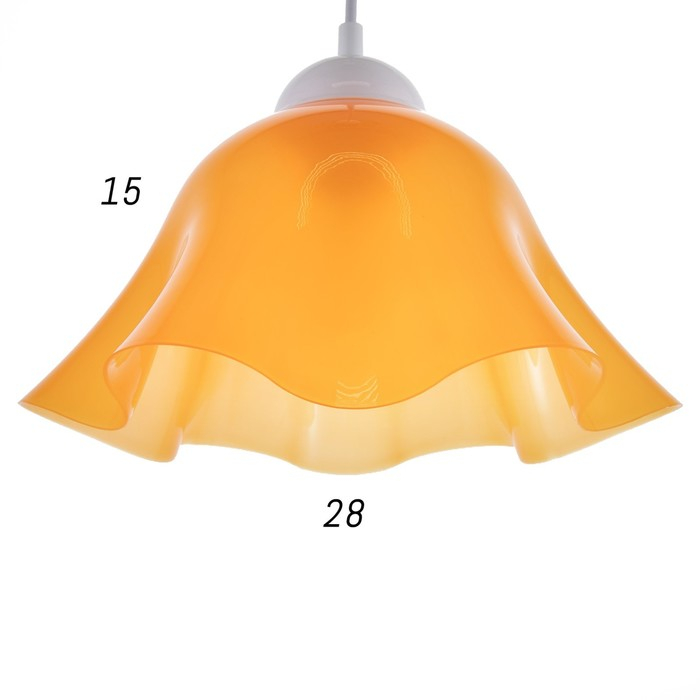 Светильник BayerLux "Симпл" 1x40Вт E27 оранжевый