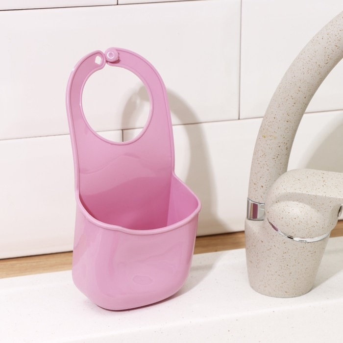 Подставка для губки Доляна «Базис», 18×8×3,5 см, цвет МИКС Подставка для губки Доляна «Базис», 18×8×3,5 см, цвет МИКС