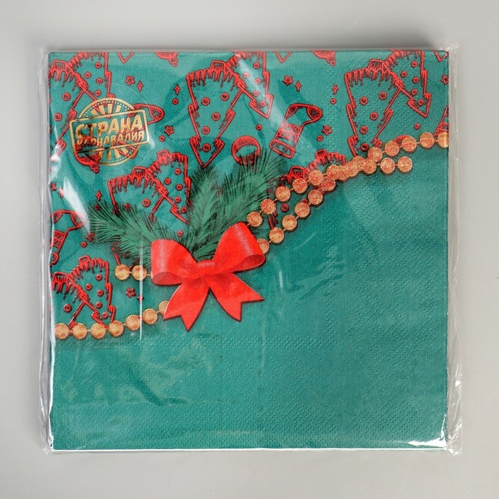 Салфетки бумажные «Новогодние», 33 × 33 см, набор, 20 шт Салфетки бумажные «Новогодние», 33 × 33 см, набор, 20 шт