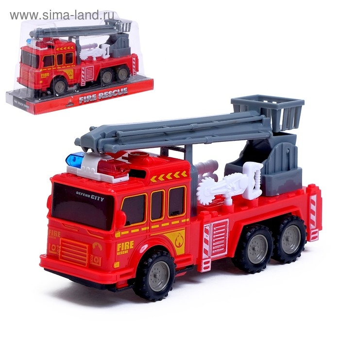 Машина инерционная «Пожарная служба», МИКС Машина инерционная «Пожарная служба», МИКС