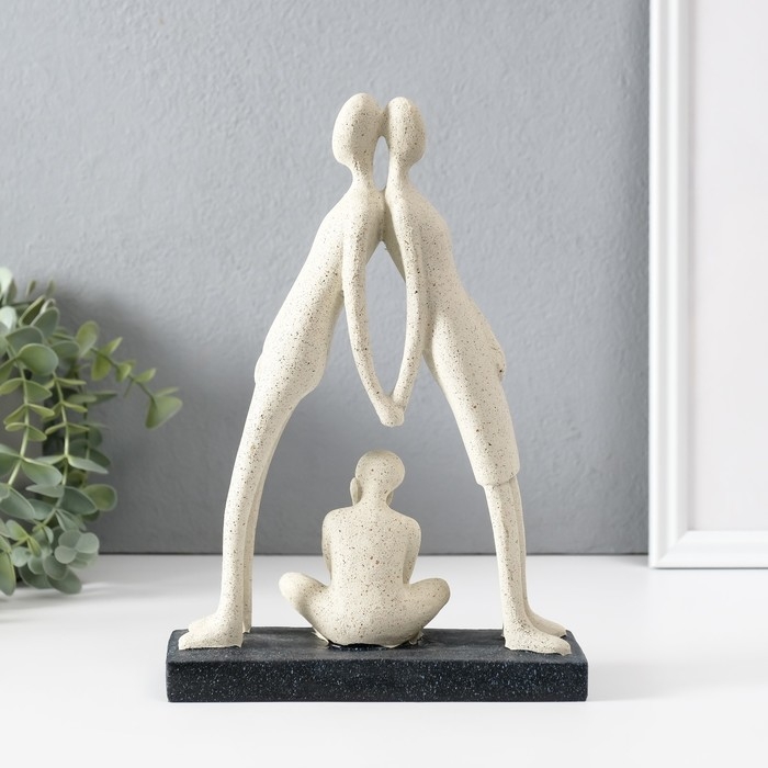 Сувенир полистоун Сувенир полистоун "Дом там - где семья" белый 7х17х24,5 см