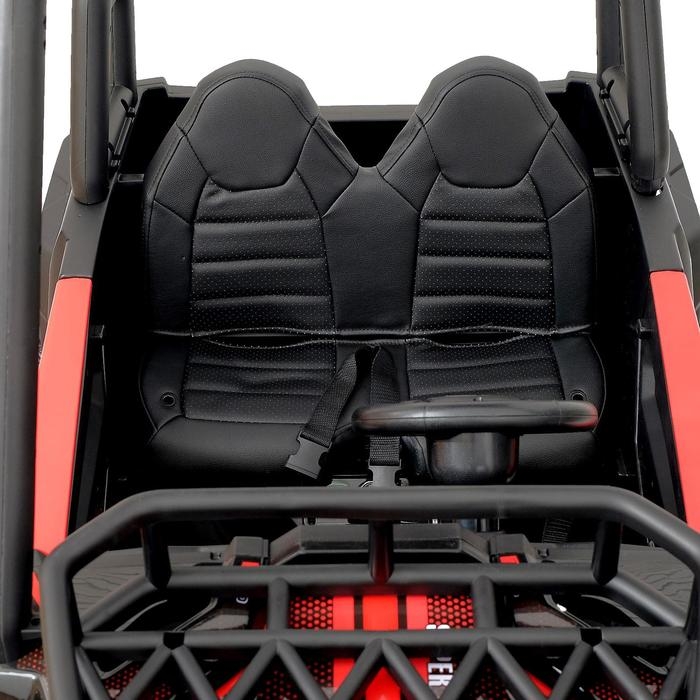 Электромобиль «БАГГИ», максимальная нагрузка 100 кг, АКБ 24V, кожаное сидение, цвет красный Электромобиль «БАГГИ», максимальная нагрузка 100 кг, АКБ 24V, кожаное сидение, цвет красный