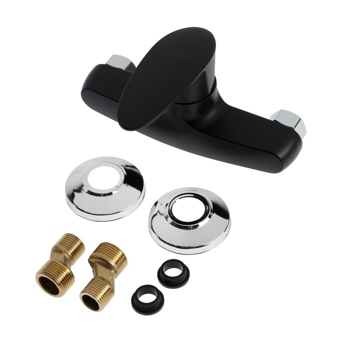 Смеситель для душа ZEIN Z3672, однорычажный, без душевого набора, ABS-пластик, черный Смеситель для душа ZEIN Z3672, однорычажный, без душевого набора, ABS-пластик, черный