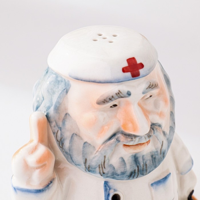 Солонка  Солонка "Доктор", авторская роспись