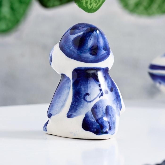 Сувенир «Пингвин», 8 см, гжель Сувенир «Пингвин», 8 см, гжель