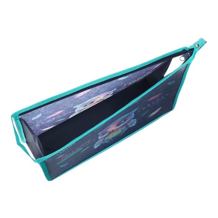 Папка для тетрадей А4, 330 х 230 х 100 мм (ЭКСТРА-ВМЕСТИМОСТЬ), молния сверху, пластик, de VENTE Happy Owl Папка для тетрадей А4, 330 х 230 х 100 мм (ЭКСТРА-ВМЕСТИМОСТЬ), молния сверху, пластик, de VENTE Happy Owl