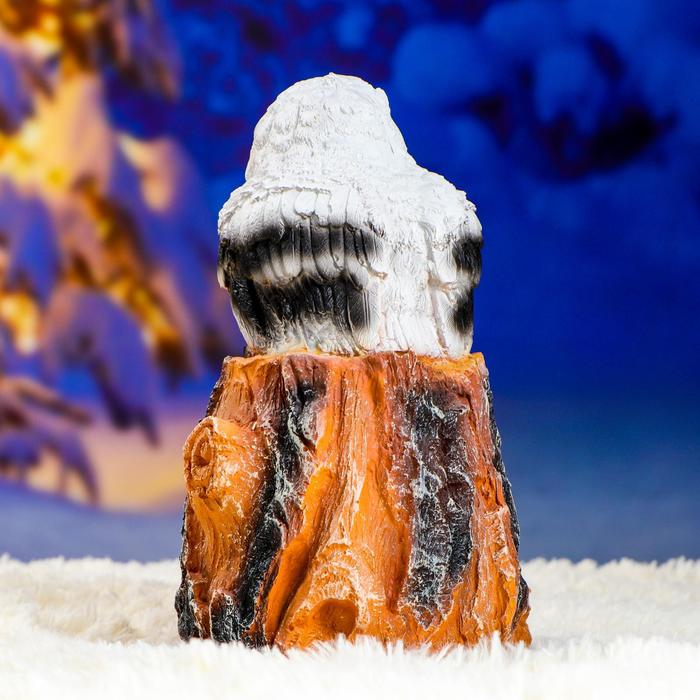 Садовая фигура Садовая фигура "Совенок на пеньке" 27см