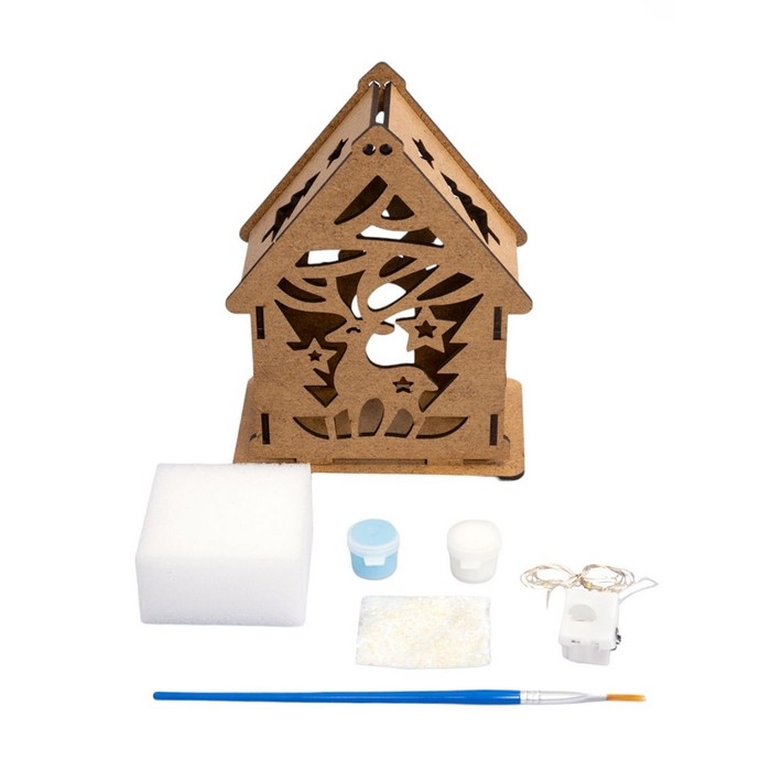 Декорирование   Декорирование  "Настольный фонарь. Волшебный олень."