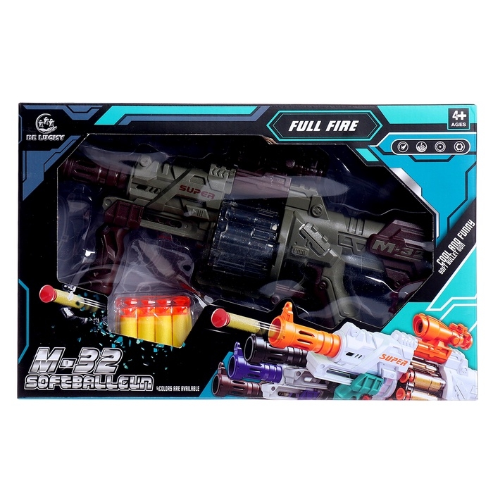 Бластер Бластер "М32", стреляет мягкими пулями