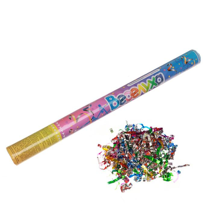 Пневмохлопушка «Блеск», серпантин, 50 см Пневмохлопушка «Блеск», серпантин, 50 см