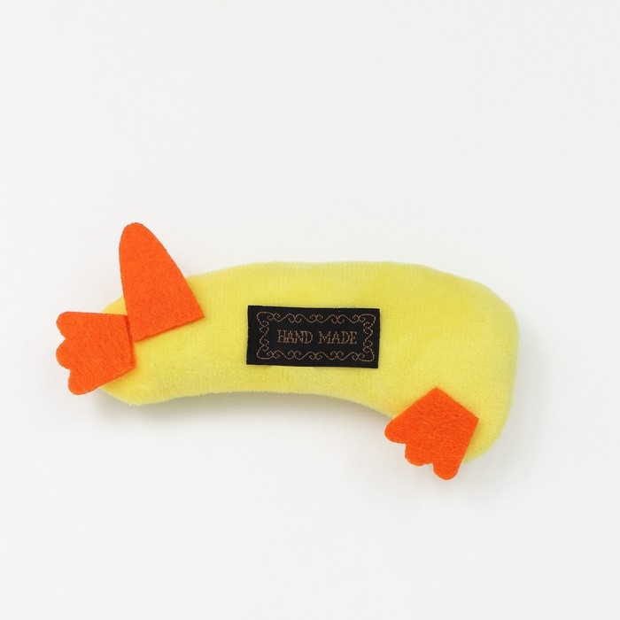 Игрушка для кошек с кошачьей мятой  Игрушка для кошек с кошачьей мятой "Цыпленок", 10 см, жёлтая