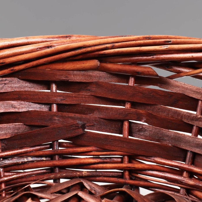 Набор корзин, 3 шт, 36х14/39 см, 30х12/34 см, 23х8/25 см, ива коричневая Набор корзин, 3 шт, 36х14/39 см, 30х12/34 см, 23х8/25 см, ива коричневая