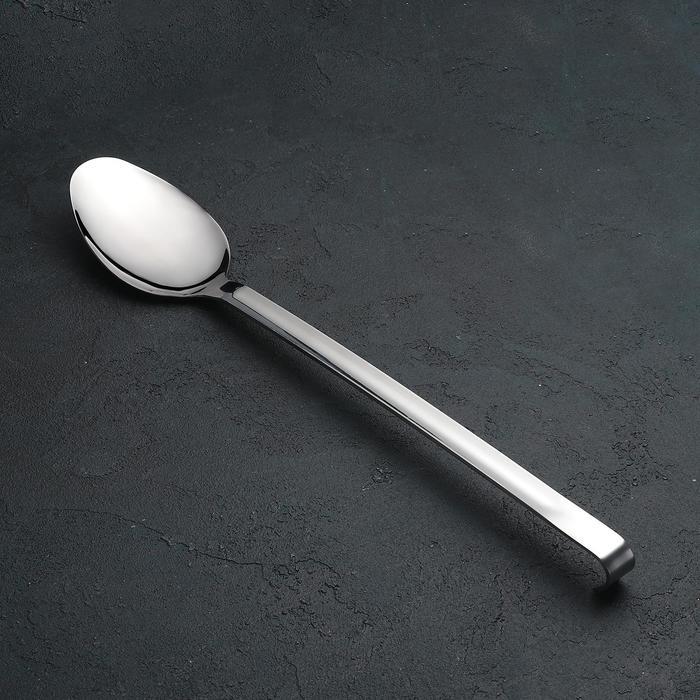 Ложка гарнирная из нержавеющей стали цельнометаллическая, 35 мл, h=39 см, толщина 3 мм Ложка гарнирная из нержавеющей стали цельнометаллическая, 35 мл, h=39 см, толщина 3 мм