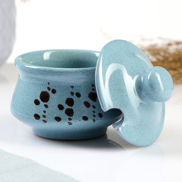 Солонка  Солонка "Псковская" 0,08л / 7,5х7,5см, блюз