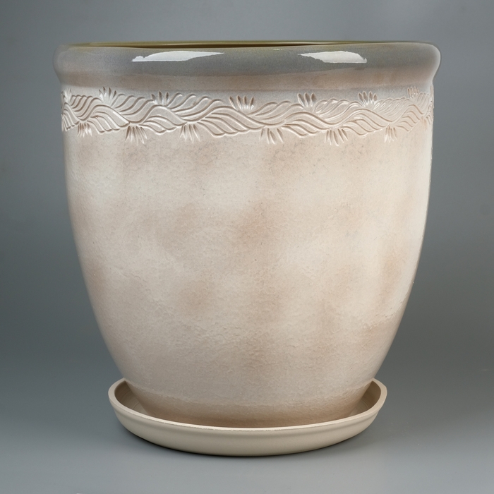 Горшок цветочный Горшок цветочный "Ирис 1" полосатый 15л