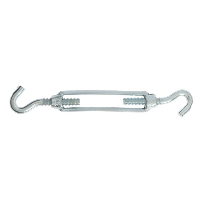 Талреп крюк-крюк ТУНДРА krep, DIN1480, М10, оцинкованный, 1 шт Талреп крюк-крюк ТУНДРА krep, DIN1480, М10, оцинкованный, 1 шт