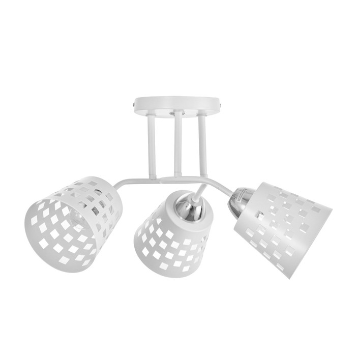 Люстра Люстра "Дана" 3х60Вт Е27 Белый 48х48х28см