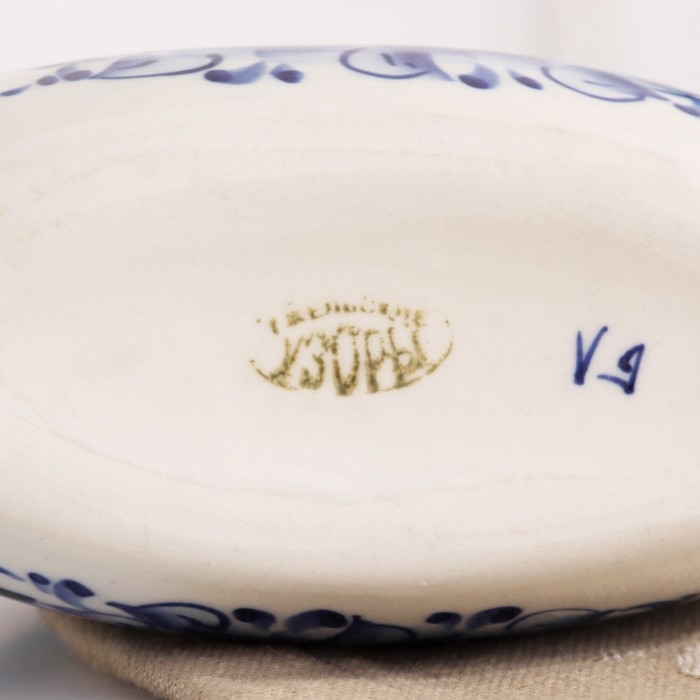 Салфетница «Ракушка», гжель Салфетница «Ракушка», гжель