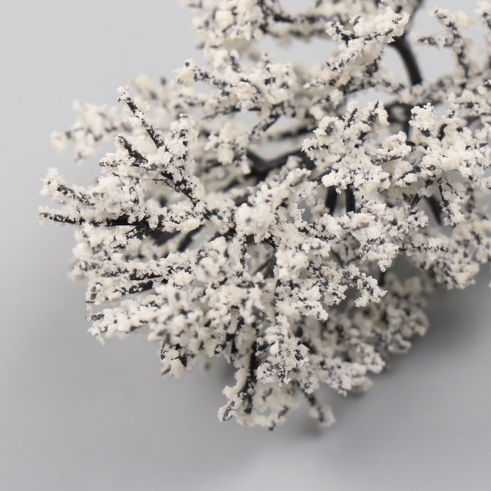 Искусственное растение для творчества пластик Искусственное растение для творчества пластик "Снежное дерево" 12 см
