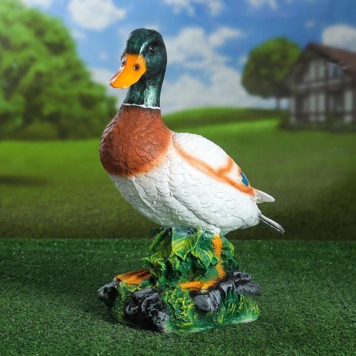 Садовая фигура Садовая фигура "Селезень" большой 29х18х35см