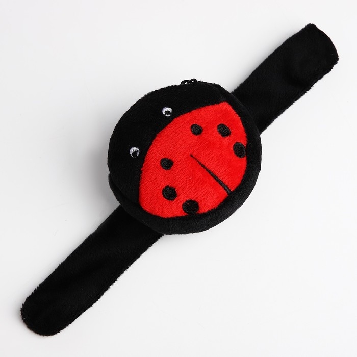 Кошелёк-браслет на молнии, цвет чёрный Кошелёк-браслет на молнии, цвет чёрный