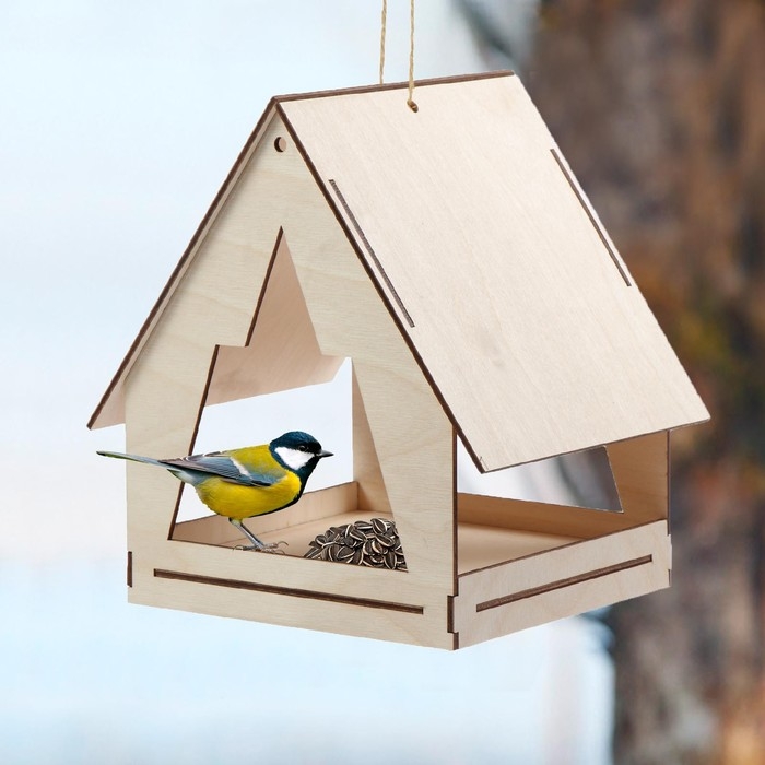 Kopмушка для птиц, 22 × 17 × 17 см, разобранная, «Юрта», Greengo Kopмушка для птиц, 22 × 17 × 17 см, разобранная, «Юрта», Greengo