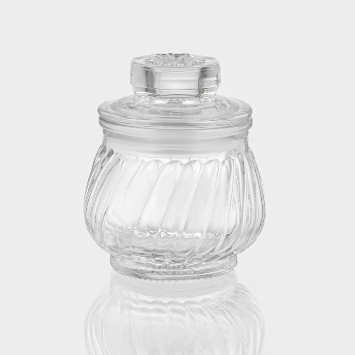 Банка стеклянная для хранения сыпучих продуктов «Рея», 150 мл, 9×8 см Банка стеклянная для хранения сыпучих продуктов «Рея», 150 мл, 9×8 см
