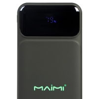 Внешний аккумулятор Maimi Mi56, 10000 мАч, USB,Type-C,  Lightning/Type-C/USB ,PD,чёрный