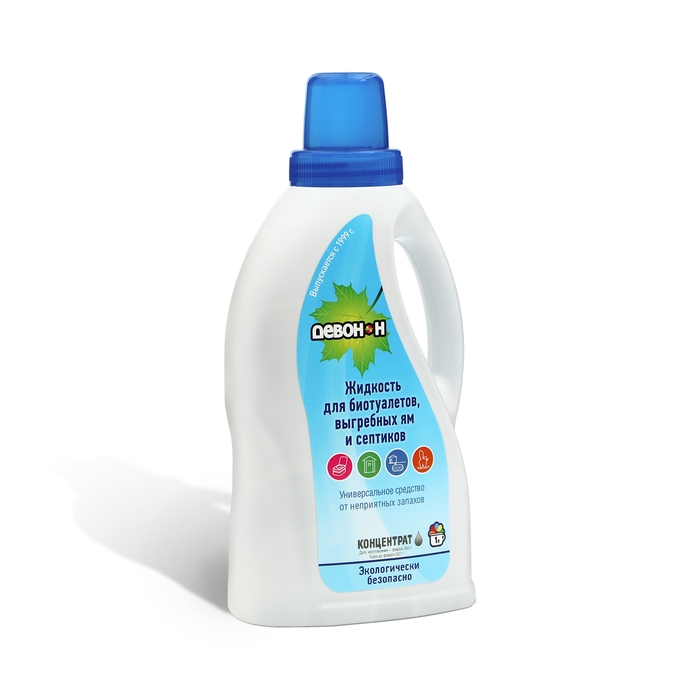 Жидкость для дачного туалета, выгребных ям и биотуалета «Девон-Н», концентрат, 1 л Жидкость для дачного туалета, выгребных ям и биотуалета «Девон-Н», концентрат, 1 л