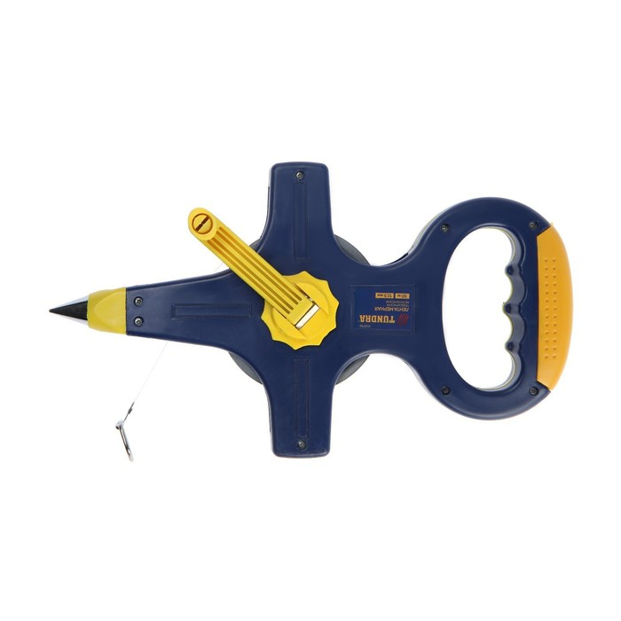 Рулетка геодезическая ТУНДРА, металлическая лента, 50 м х 12.5 мм Рулетка геодезическая ТУНДРА, металлическая лента, 50 м х 12.5 мм