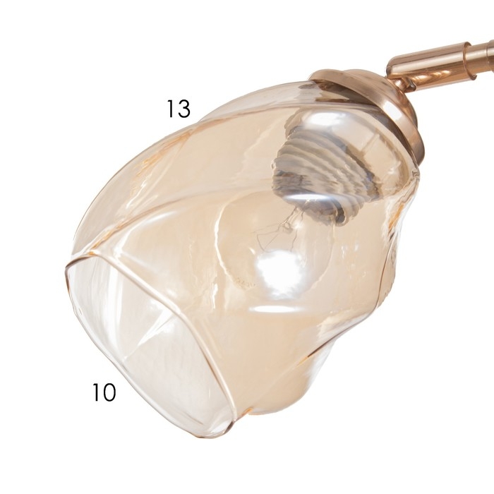 Люстра Люстра "Лойс" 3х40Вт Е27 Золото 50х50х22см