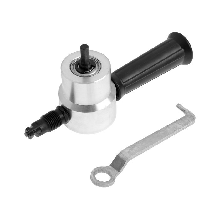 Насадка для дрели ТУНДРА, для резки листового металла до 1.8 мм Насадка для дрели ТУНДРА, для резки листового металла до 1.8 мм