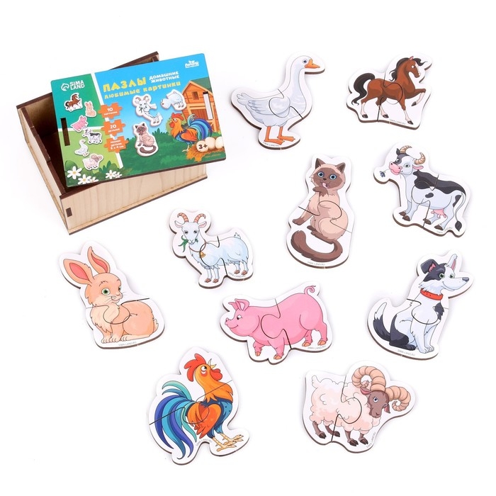 Пазлы «Любимые картинки», домашние животные Пазлы «Любимые картинки», домашние животные